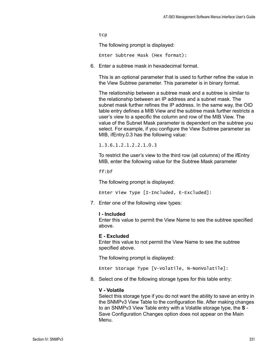 Allied Telesis AT-S63 User Manual | Page 331 / 672