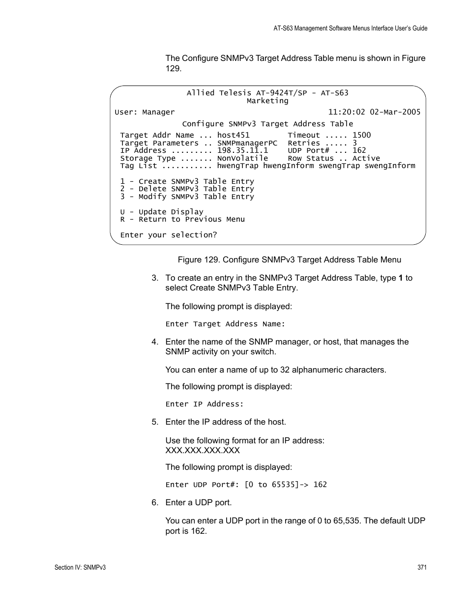 Allied Telesis AT-S63 User Manual | Page 371 / 672