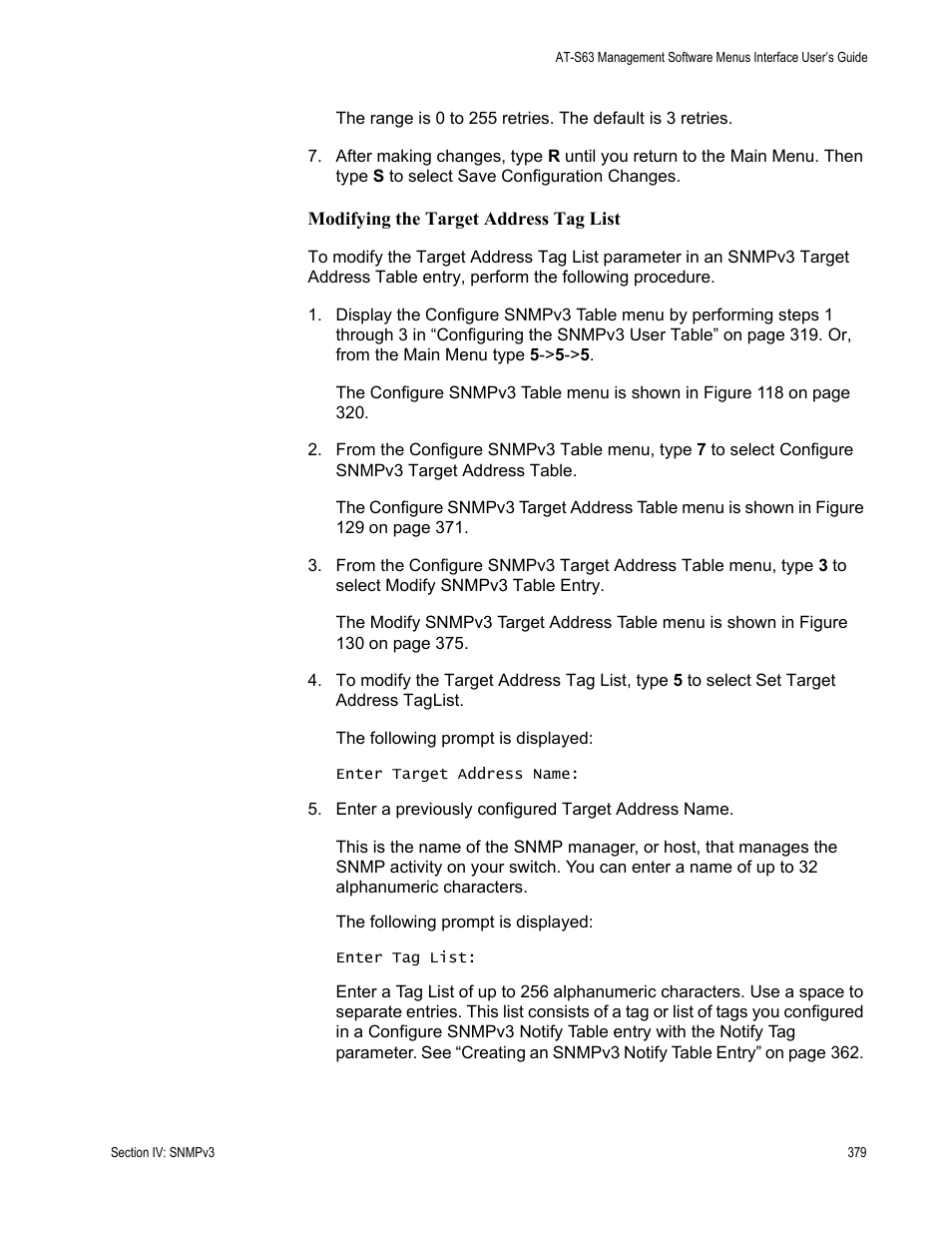 Allied Telesis AT-S63 User Manual | Page 379 / 672