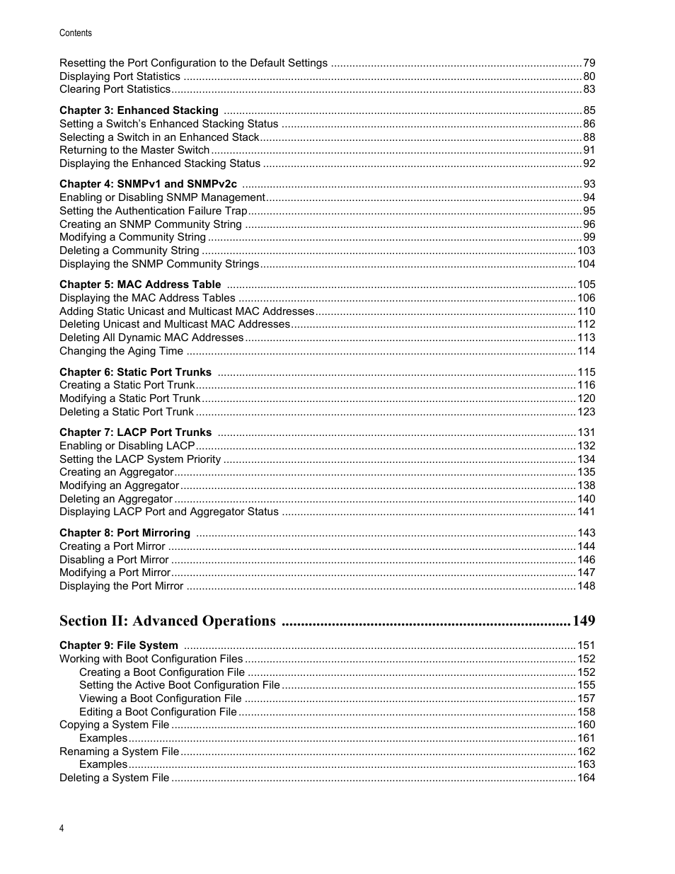 Allied Telesis AT-S63 User Manual | Page 4 / 672