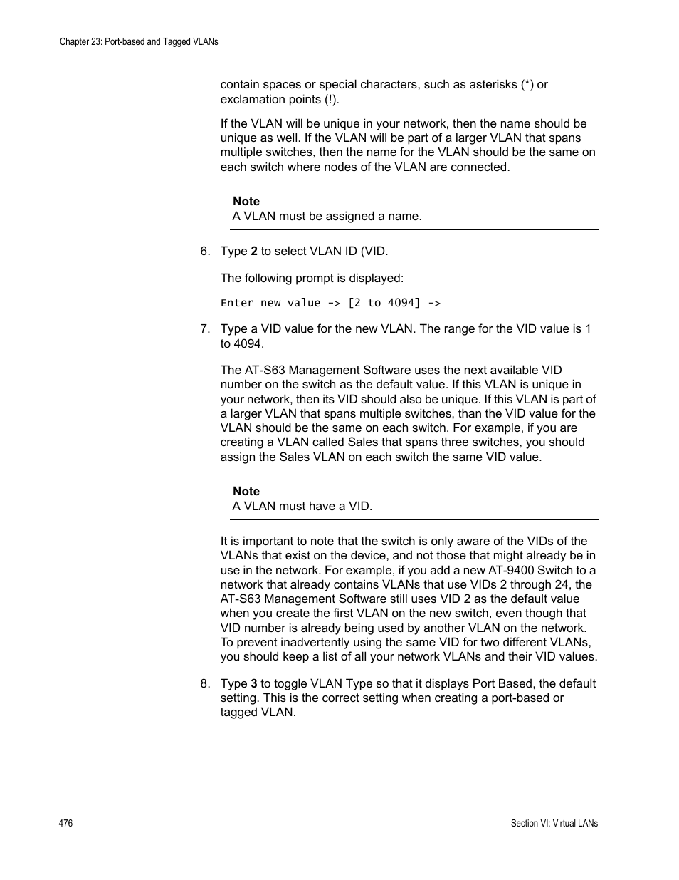 Allied Telesis AT-S63 User Manual | Page 476 / 672
