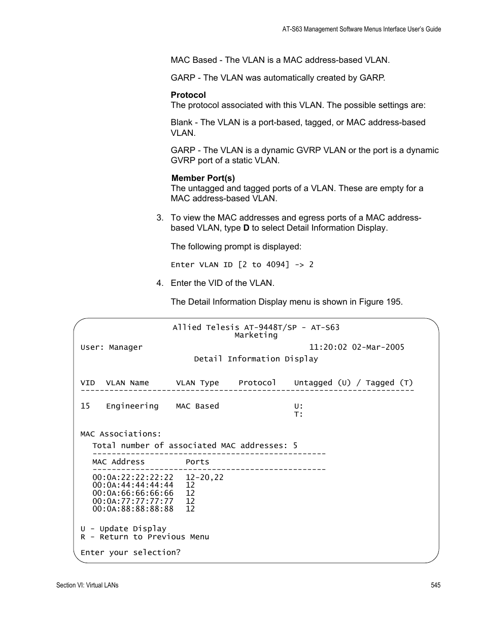 Allied Telesis AT-S63 User Manual | Page 545 / 672