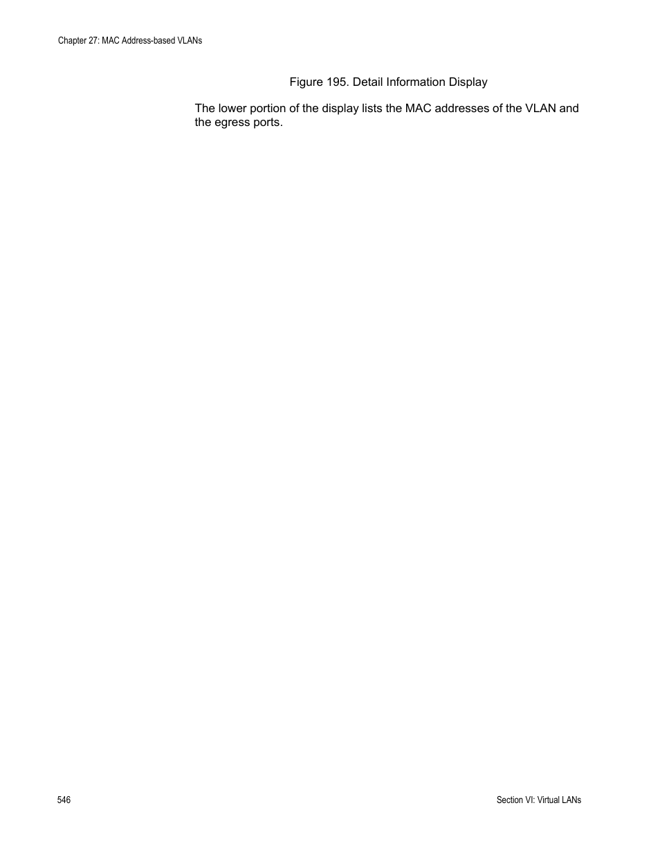 Figure 195: detail information display | Allied Telesis AT-S63 User Manual | Page 546 / 672
