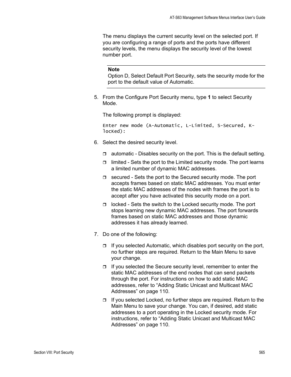 Allied Telesis AT-S63 User Manual | Page 565 / 672