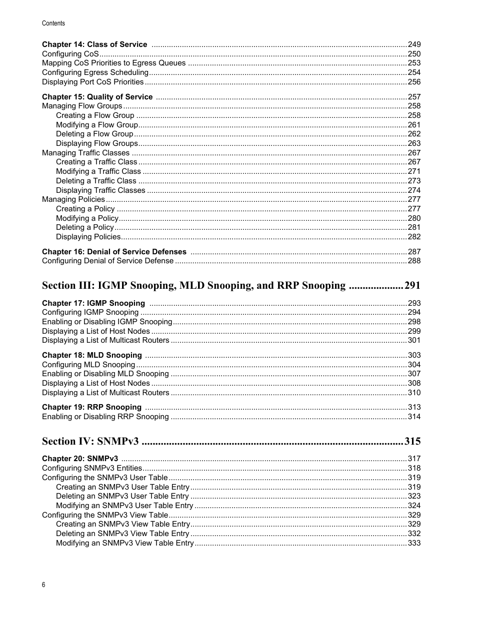 Allied Telesis AT-S63 User Manual | Page 6 / 672