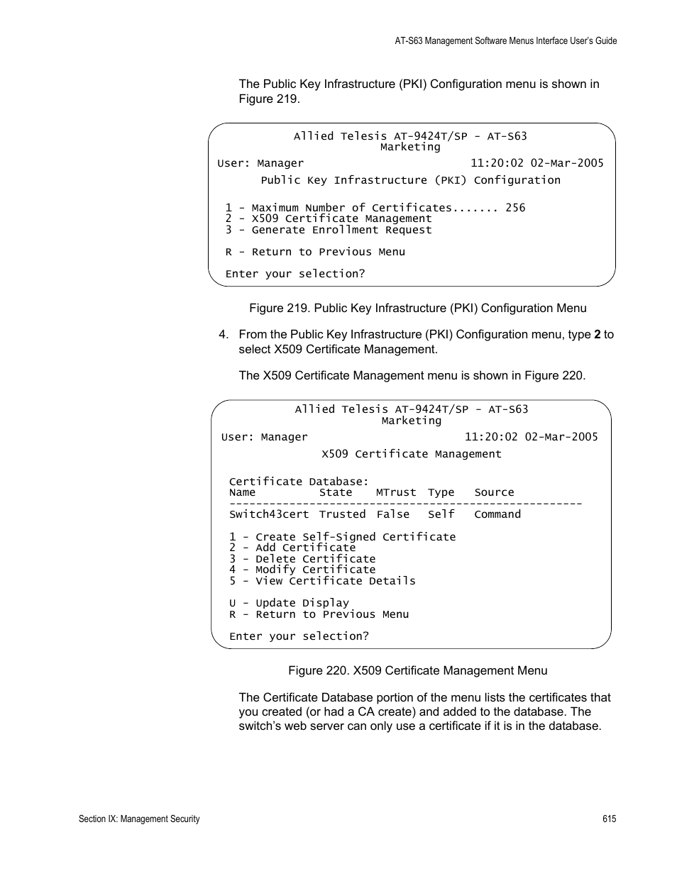 Allied Telesis AT-S63 User Manual | Page 615 / 672