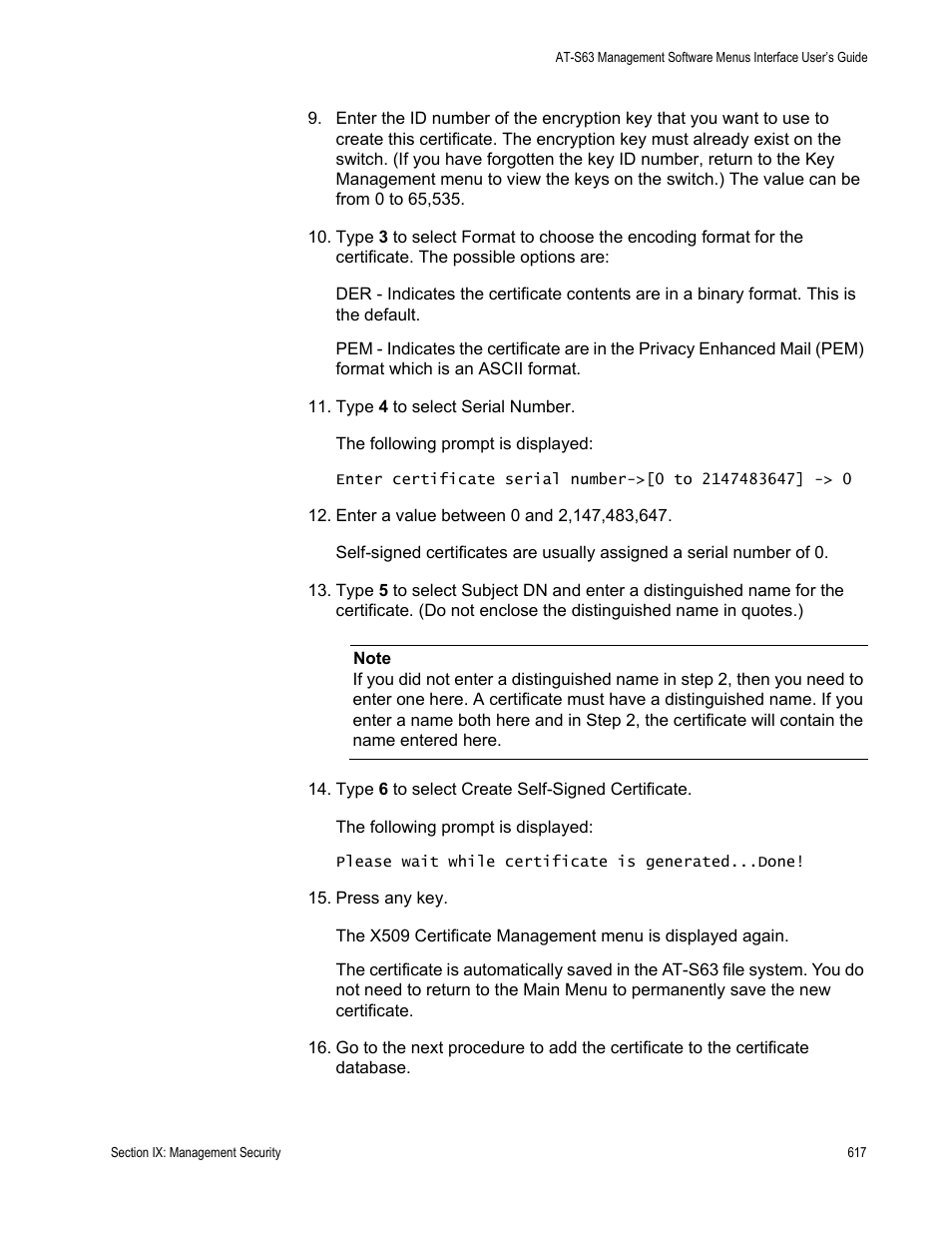 Allied Telesis AT-S63 User Manual | Page 617 / 672