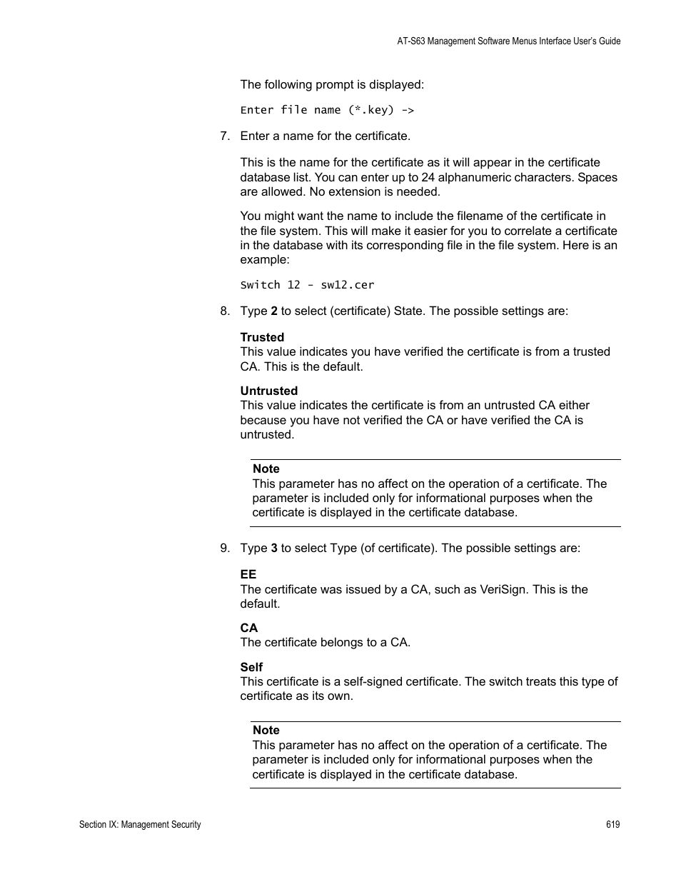 Allied Telesis AT-S63 User Manual | Page 619 / 672