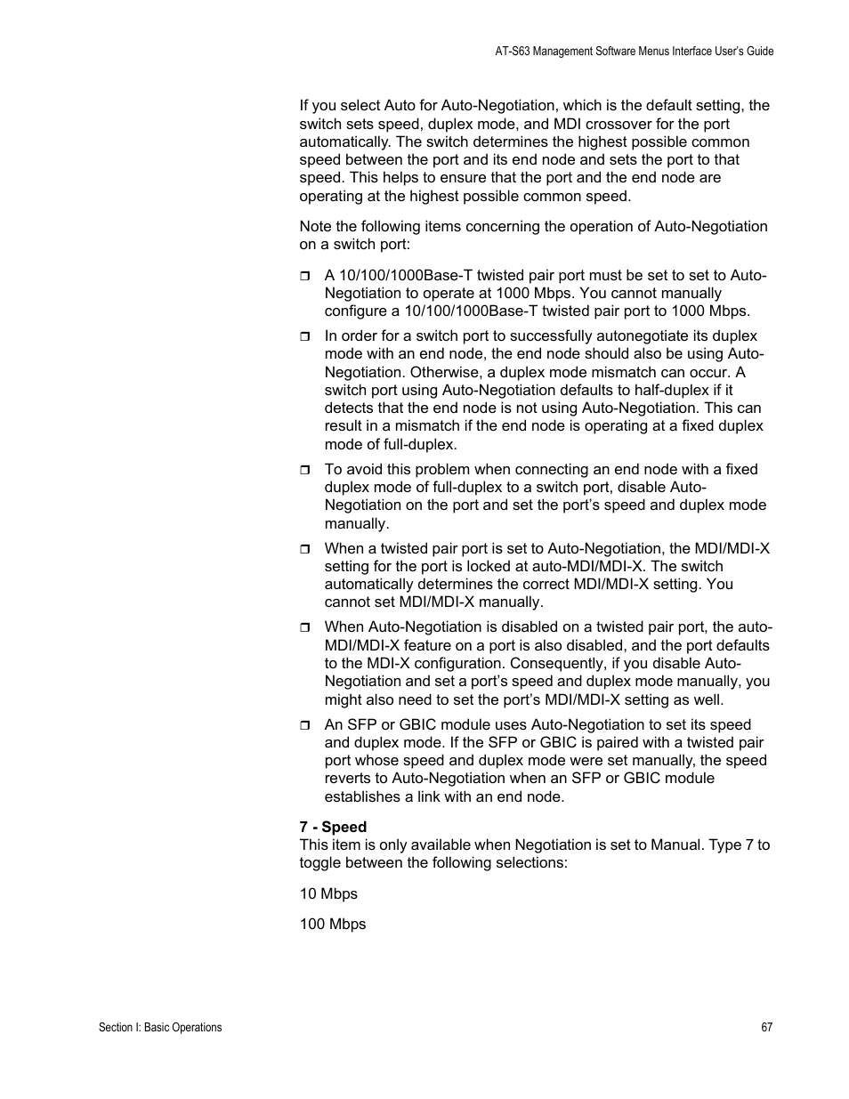 Allied Telesis AT-S63 User Manual | Page 67 / 672