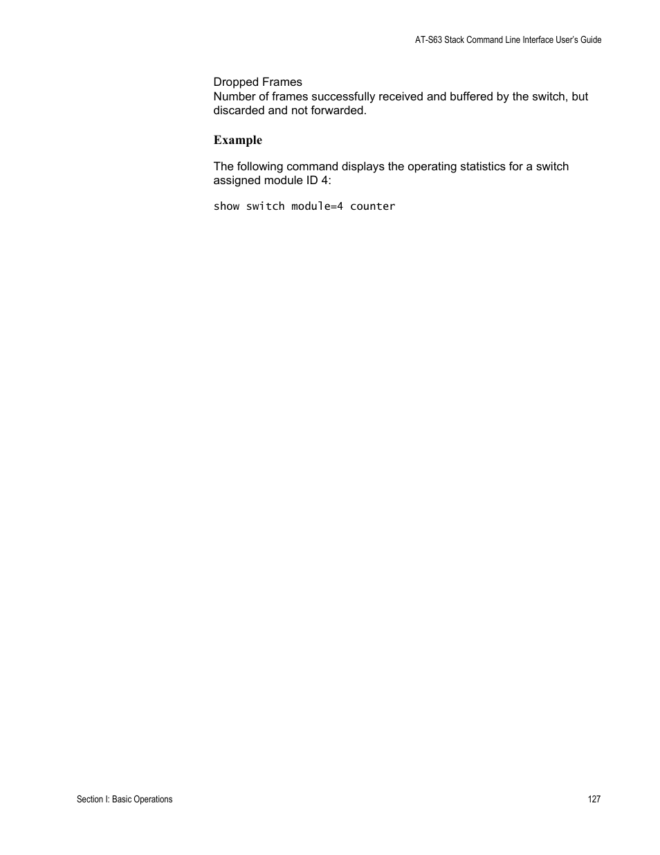 Allied Telesis AT-S63 User Manual | Page 127 / 300