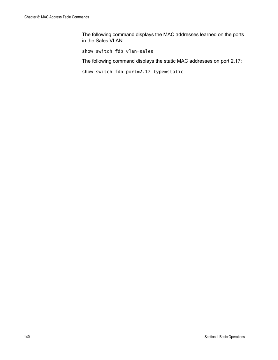 Allied Telesis AT-S63 User Manual | Page 140 / 300