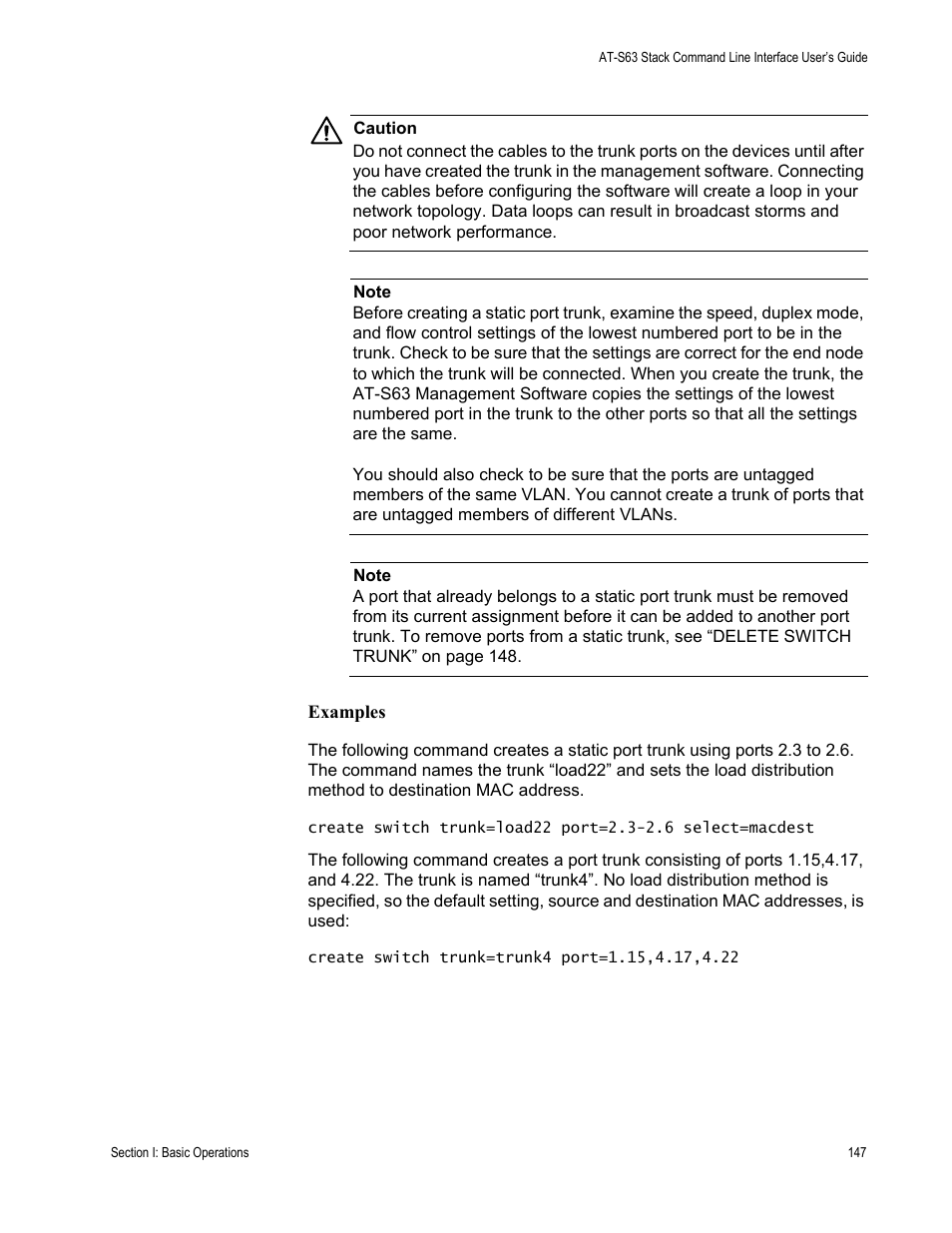 Allied Telesis AT-S63 User Manual | Page 147 / 300