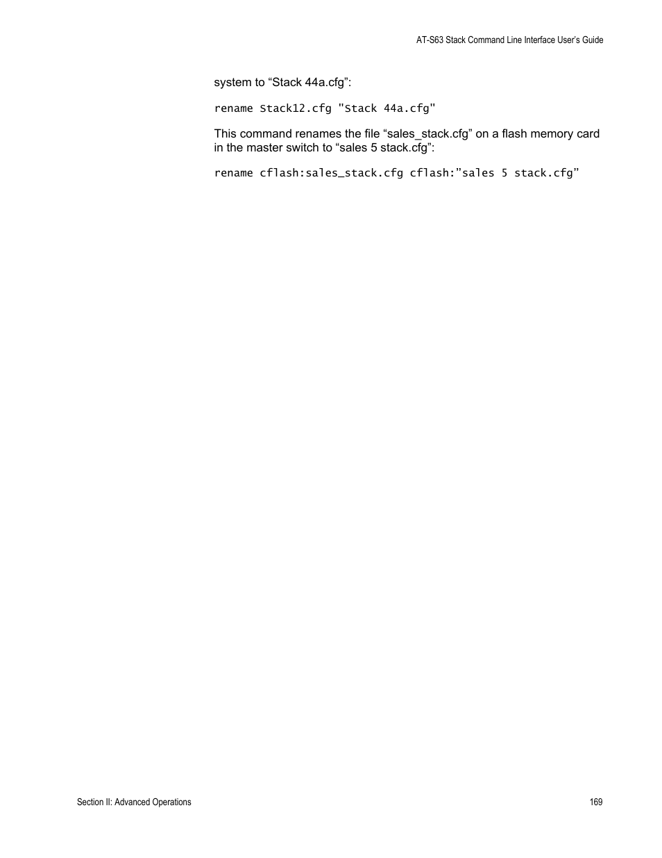 Allied Telesis AT-S63 User Manual | Page 169 / 300