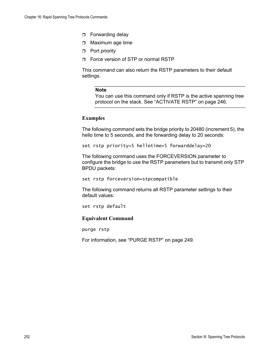 Allied Telesis AT-S63 User Manual | Page 252 / 300