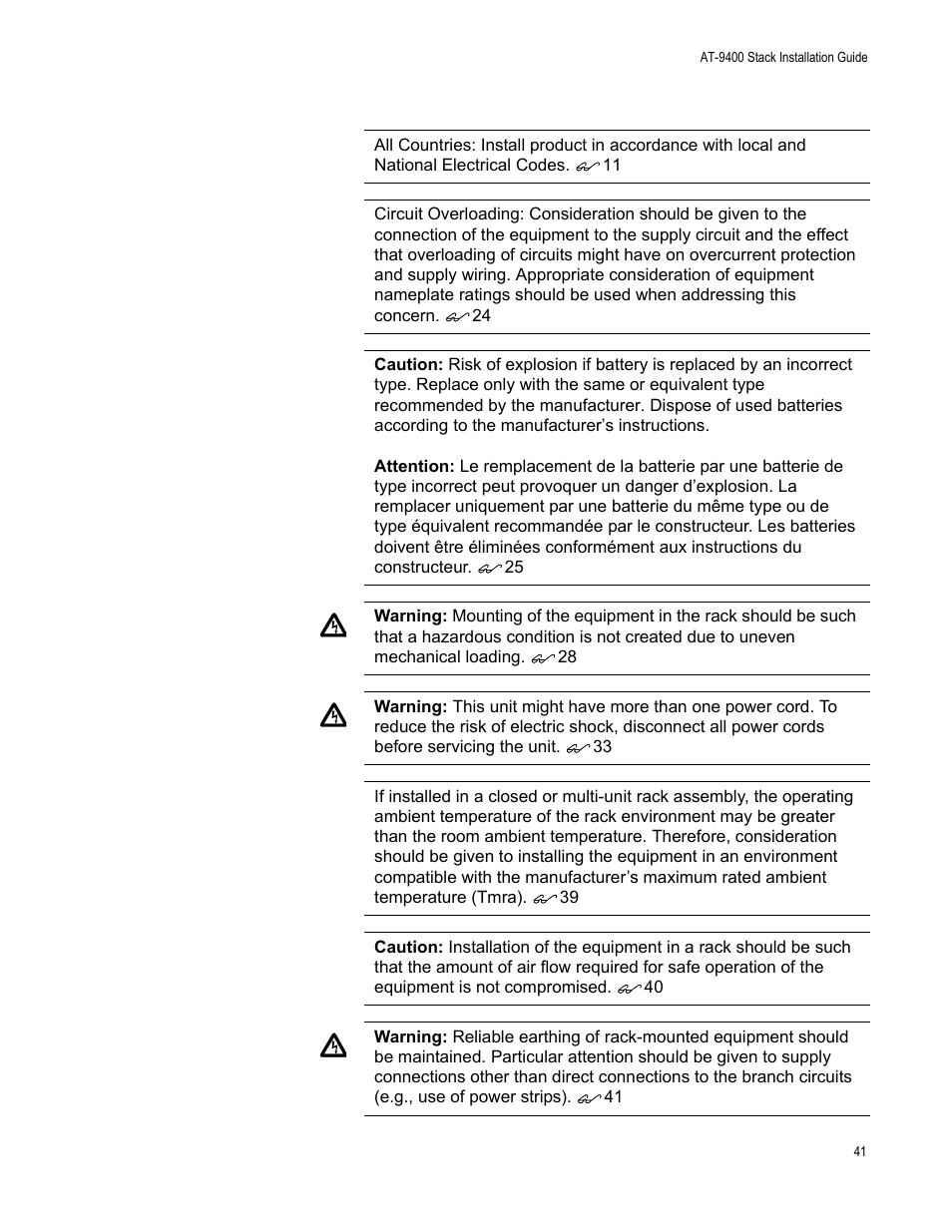 Allied Telesis AT-9448Ts/XP User Manual | Page 41 / 100