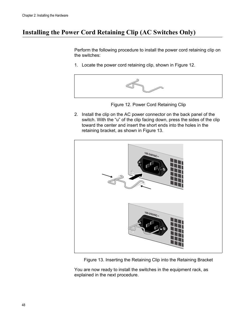 Allied Telesis AT-9448Ts/XP User Manual | Page 48 / 100