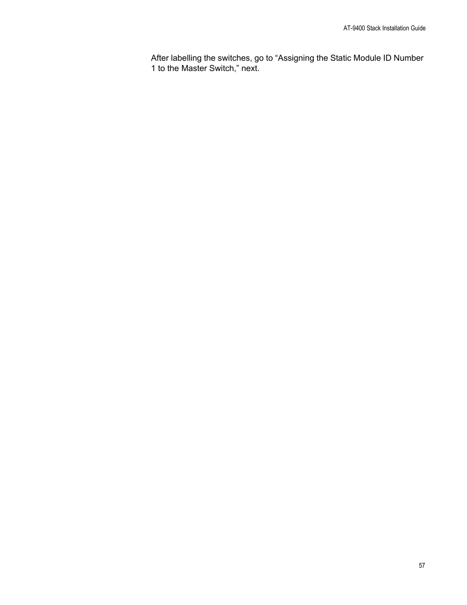 Allied Telesis AT-9448Ts/XP User Manual | Page 57 / 100