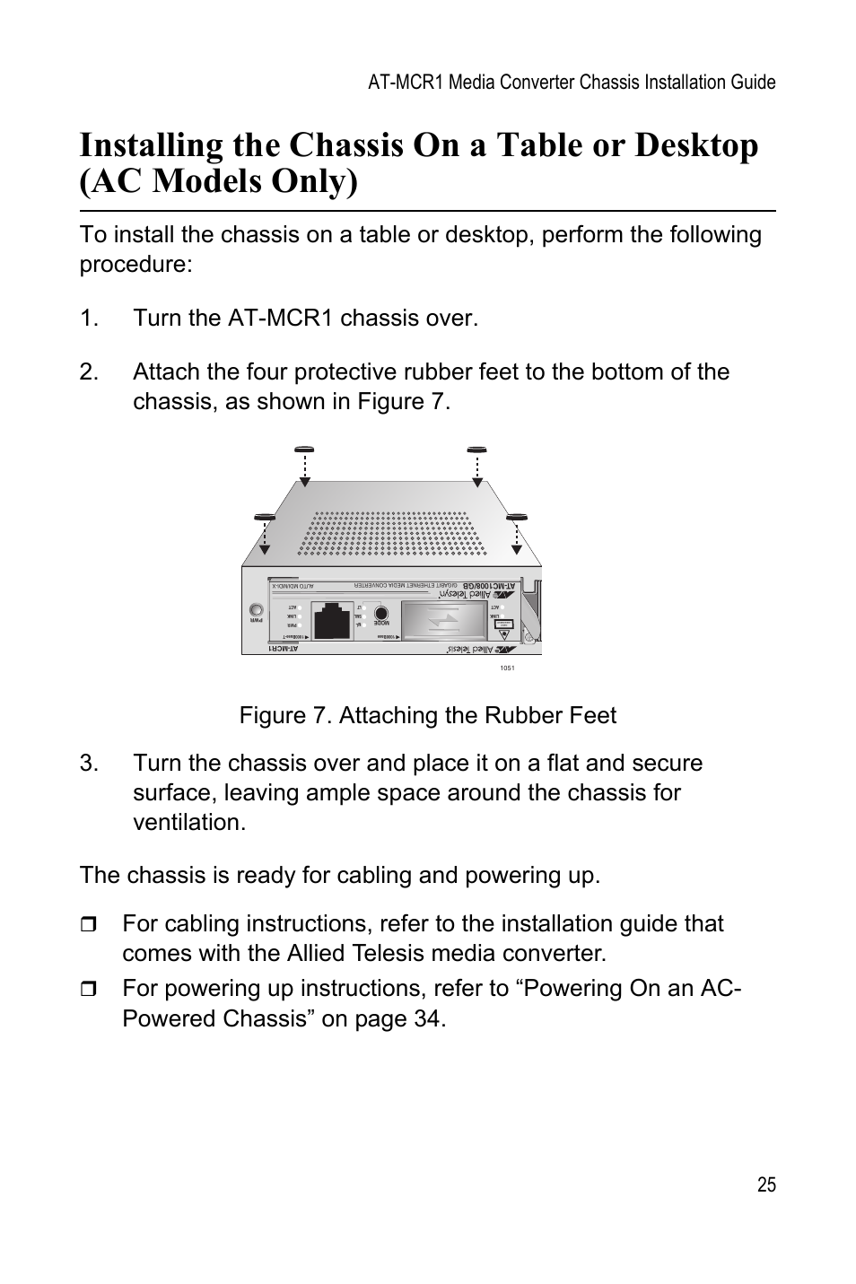 Allied Telesis AT-MCR1 User Manual | Page 25 / 46