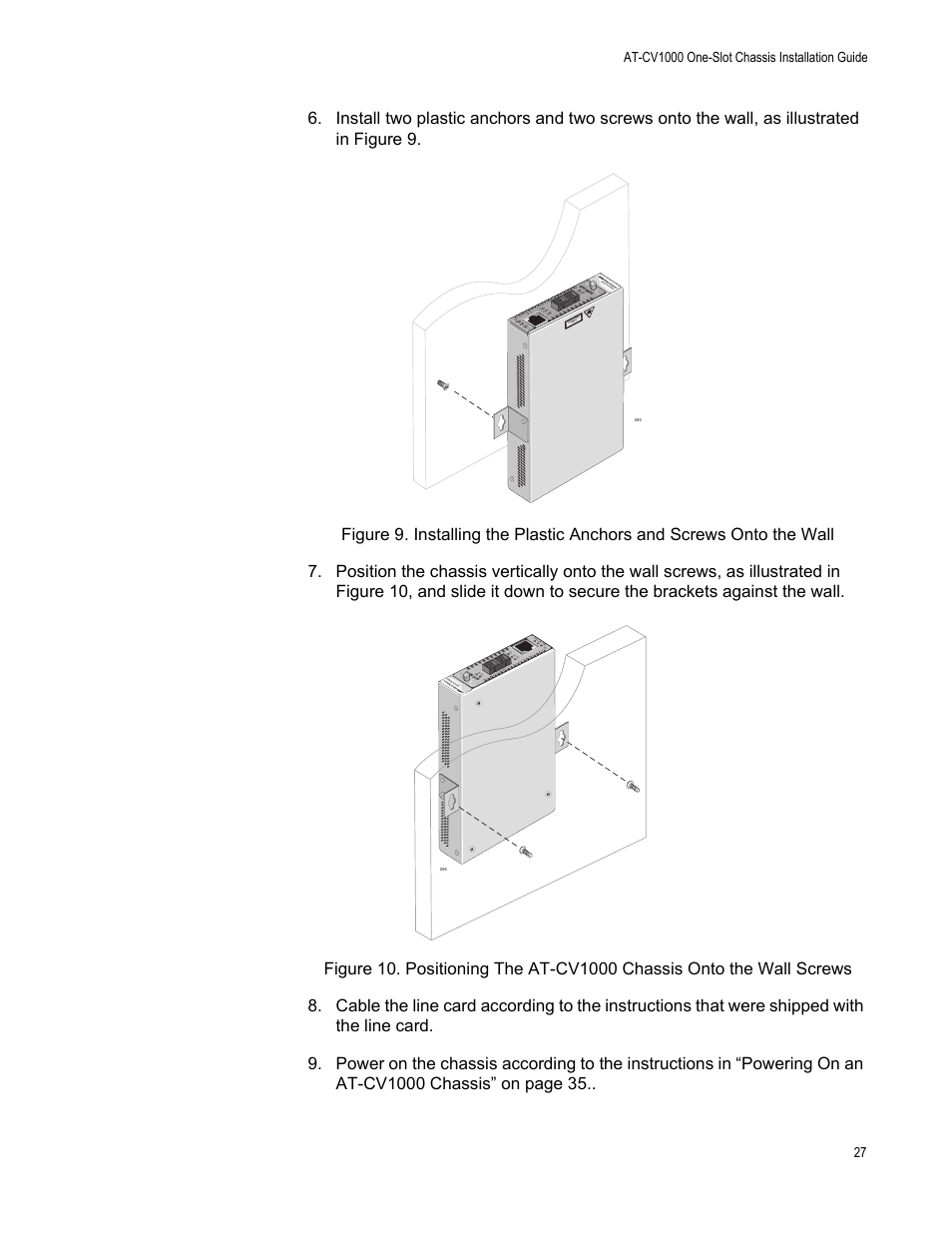 Rd y, Class 1 lase r p ro duc t | Allied Telesis AT-CV1000 User Manual | Page 27 / 42