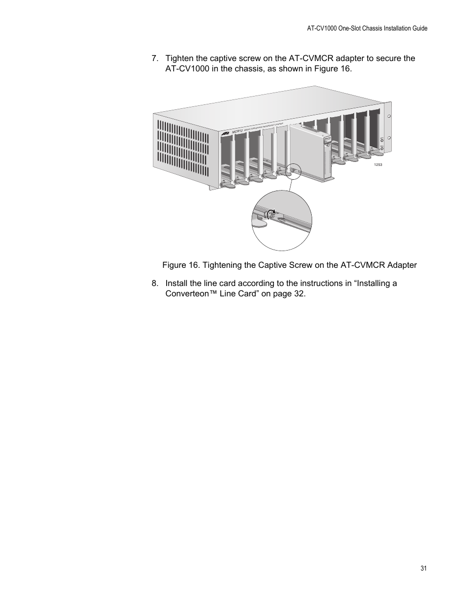 T x rdy | Allied Telesis AT-CV1000 User Manual | Page 31 / 42