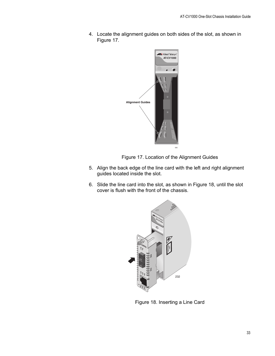 Allied Telesis AT-CV1000 User Manual | Page 33 / 42