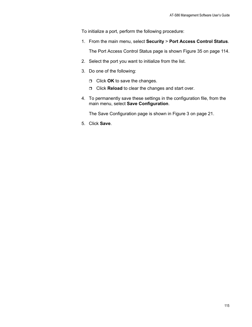 Allied Telesis AT-S86 User Manual | Page 115 / 148