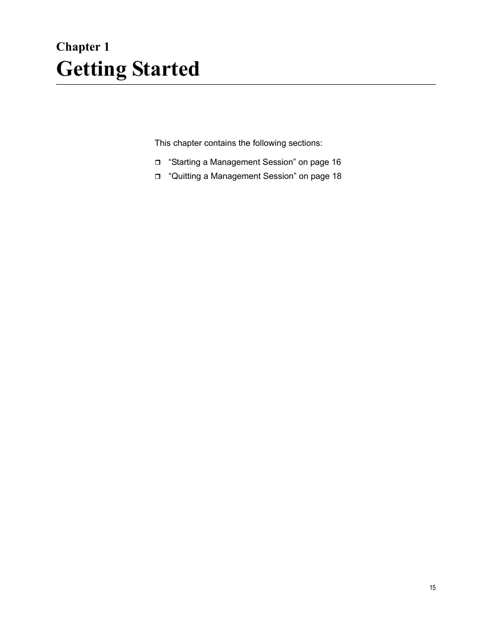 Chapter 1, Getting started, R 1: getting started | Allied Telesis AT-S86 User Manual | Page 15 / 148