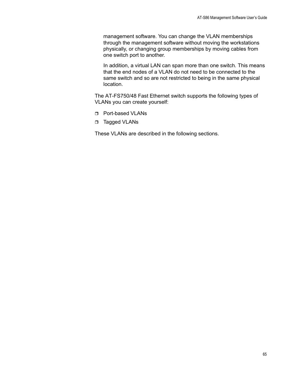 Allied Telesis AT-S86 User Manual | Page 65 / 148