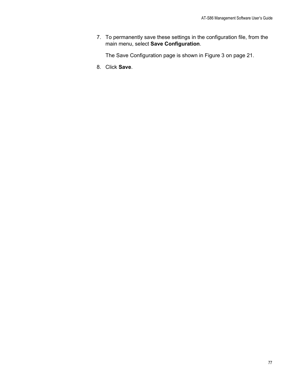 Allied Telesis AT-S86 User Manual | Page 77 / 148