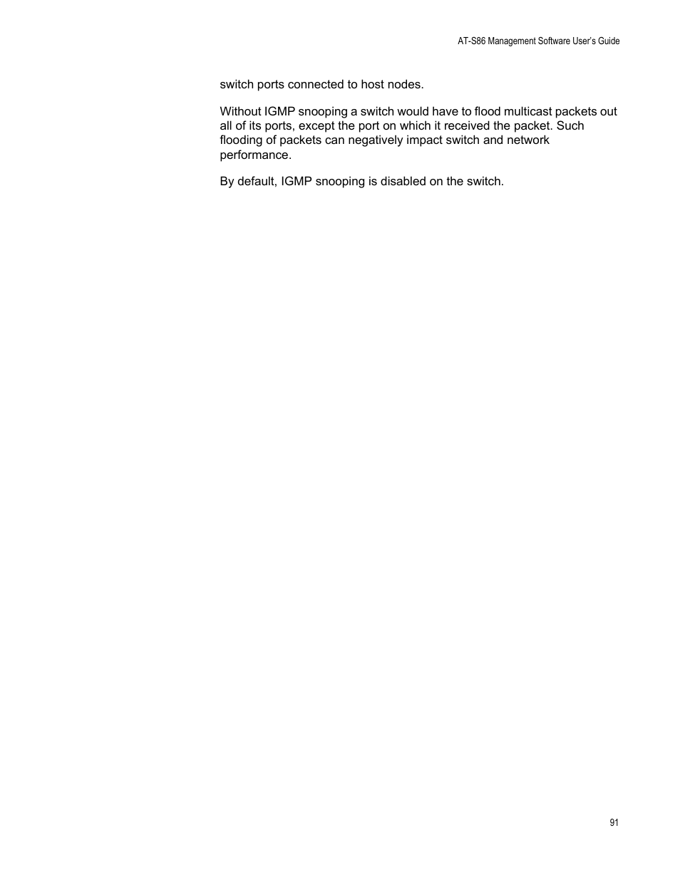 Allied Telesis AT-S86 User Manual | Page 91 / 148