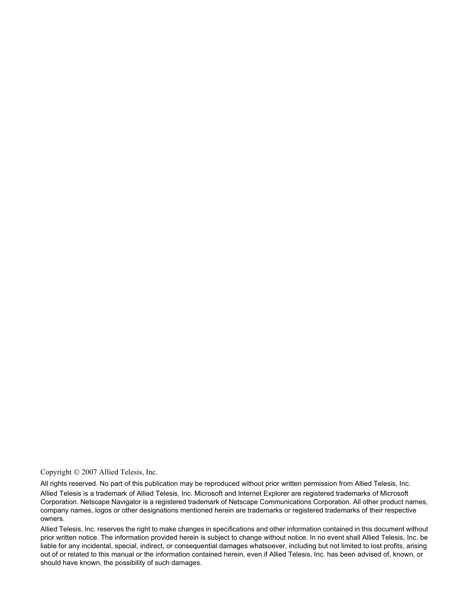 Allied Telesis AT-FS750/48 User Manual | Page 2 / 50