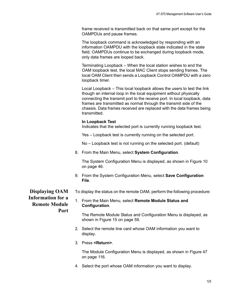 Allied Telesis AT-S70 User Manual | Page 125 / 302