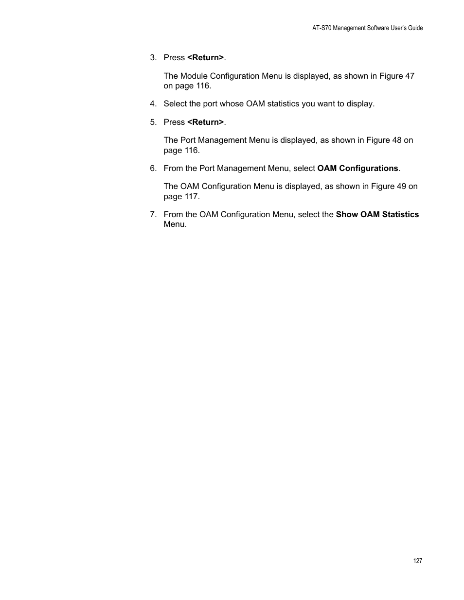 Allied Telesis AT-S70 User Manual | Page 127 / 302