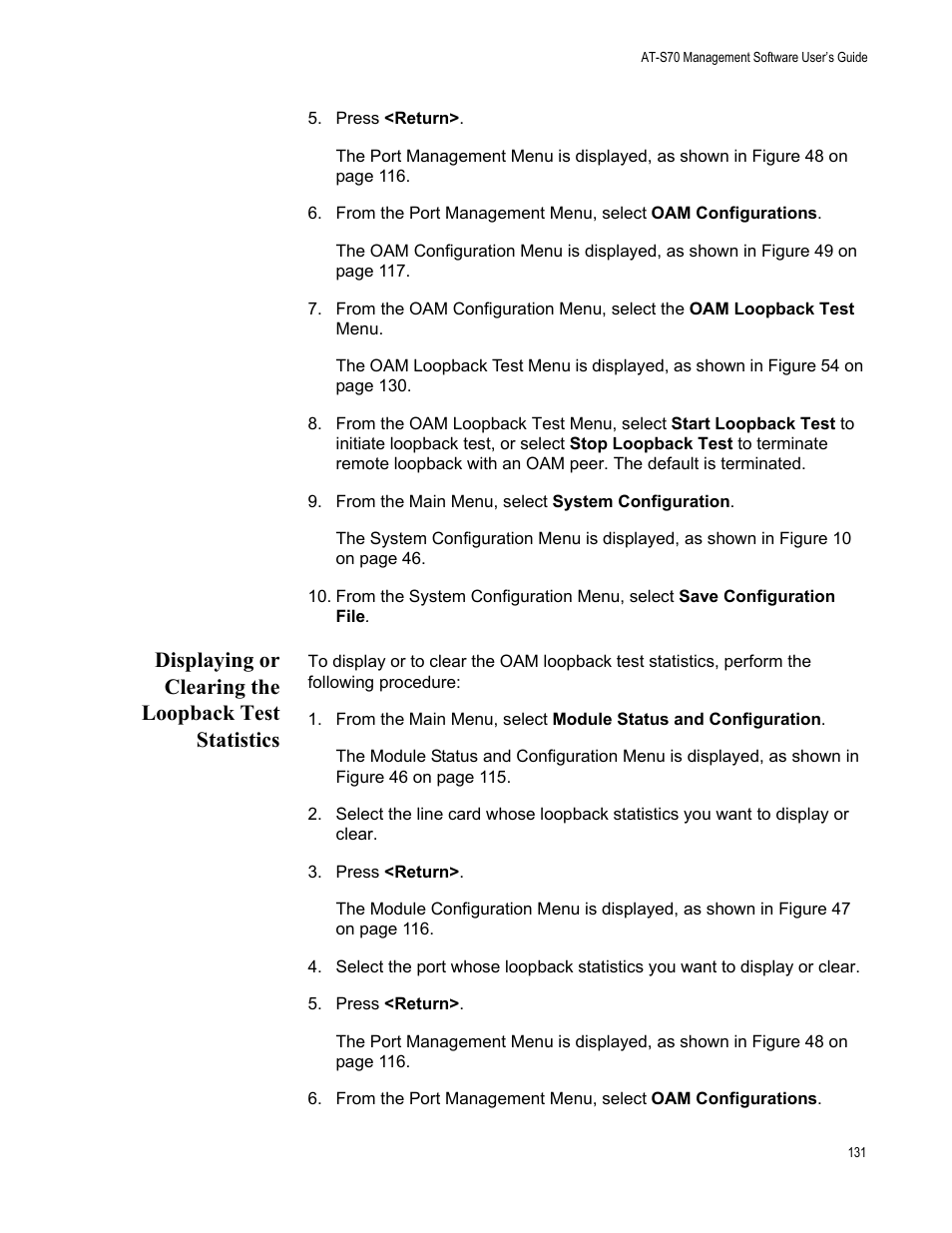 Allied Telesis AT-S70 User Manual | Page 131 / 302
