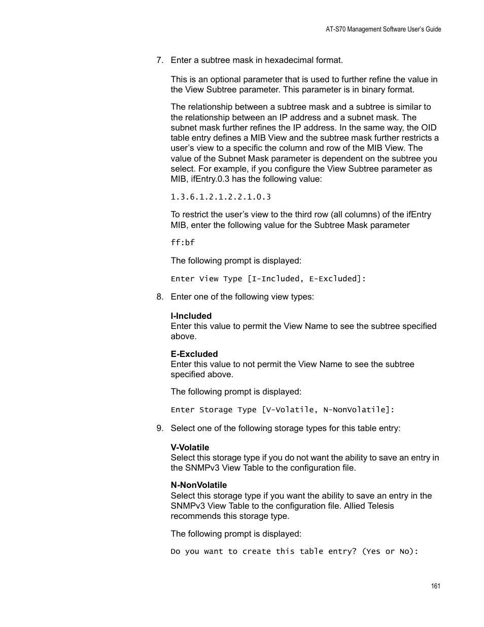 Allied Telesis AT-S70 User Manual | Page 161 / 302