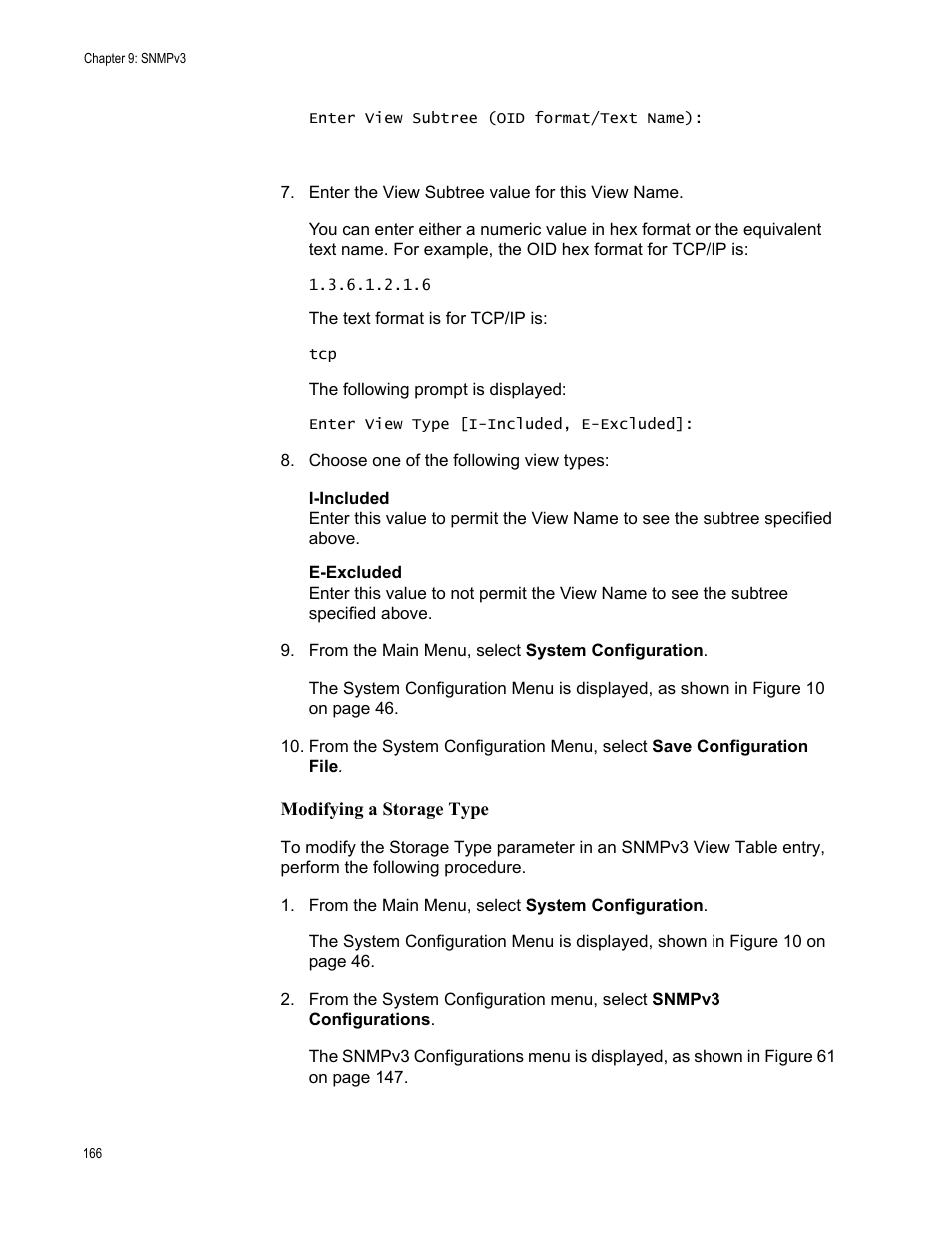 Modifying a storage type | Allied Telesis AT-S70 User Manual | Page 166 / 302