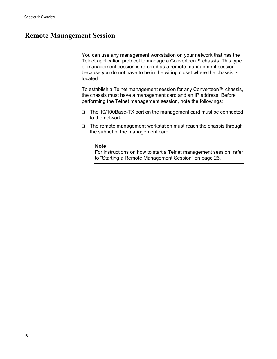 Remote management session | Allied Telesis AT-S70 User Manual | Page 18 / 302
