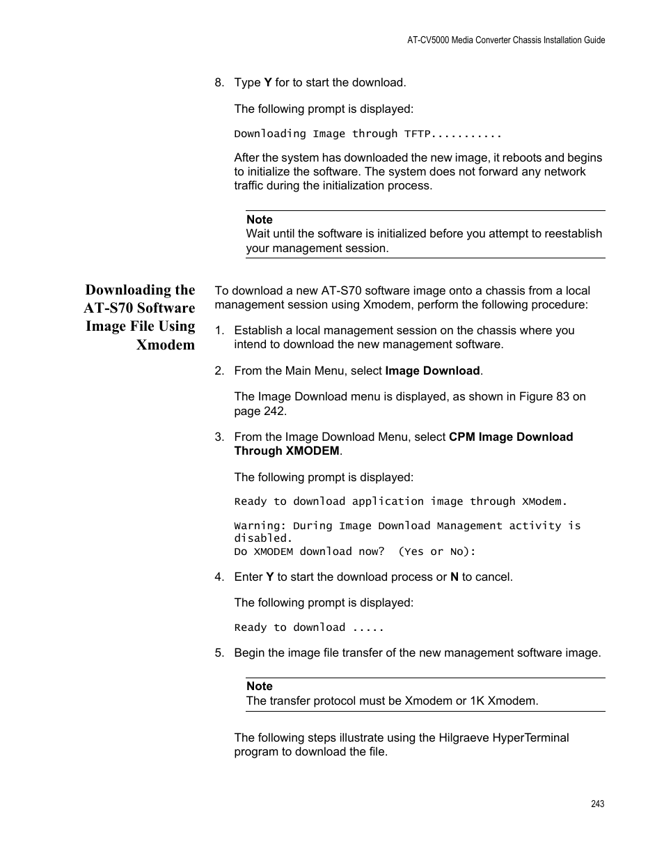 Allied Telesis AT-S70 User Manual | Page 243 / 302