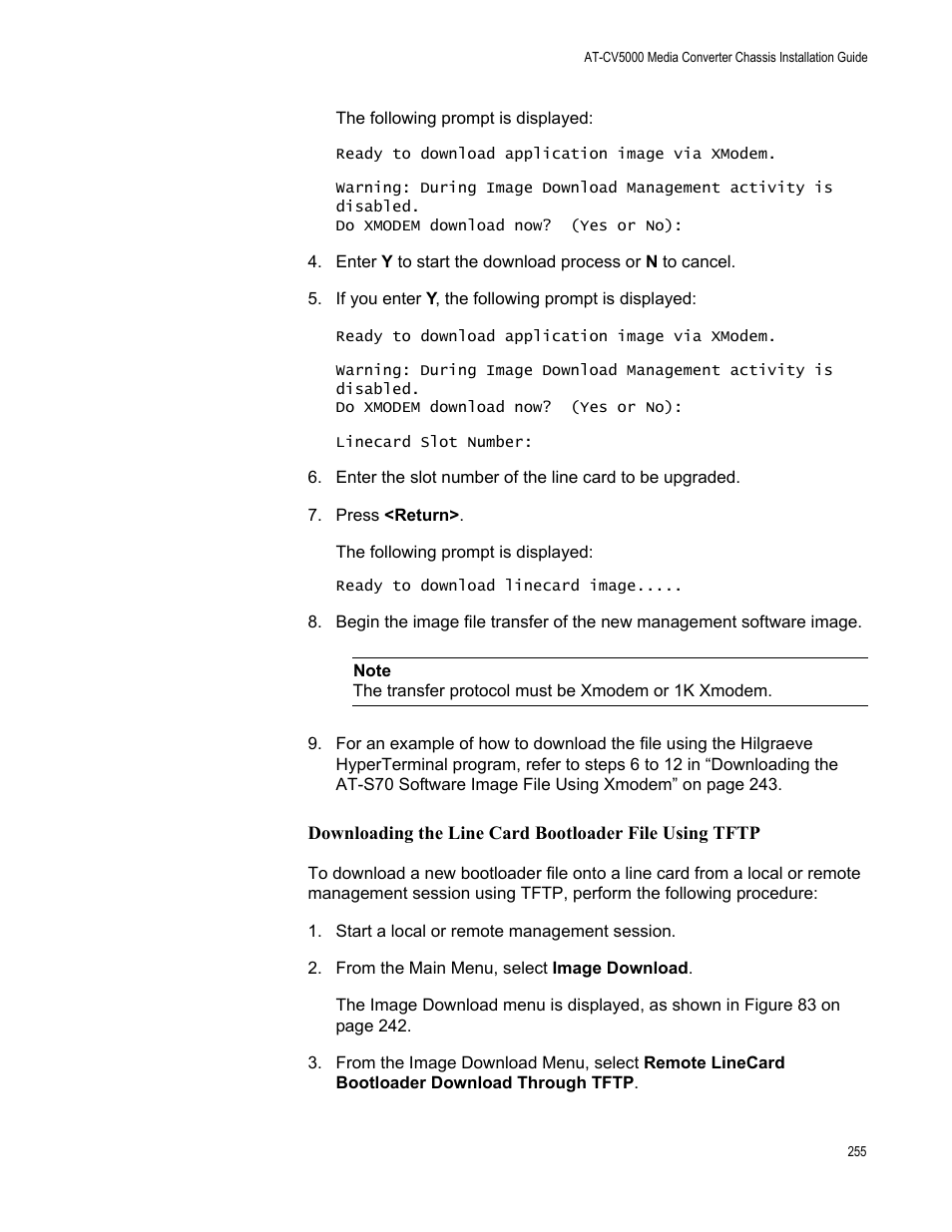 Allied Telesis AT-S70 User Manual | Page 255 / 302