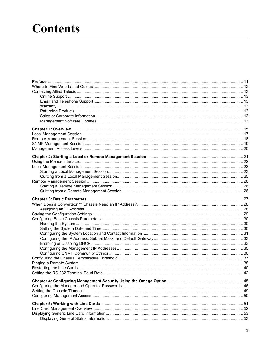 Allied Telesis AT-S70 User Manual | Page 3 / 302