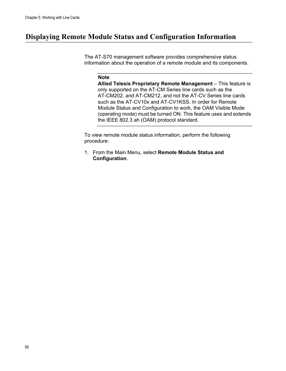 Allied Telesis AT-S70 User Manual | Page 58 / 302