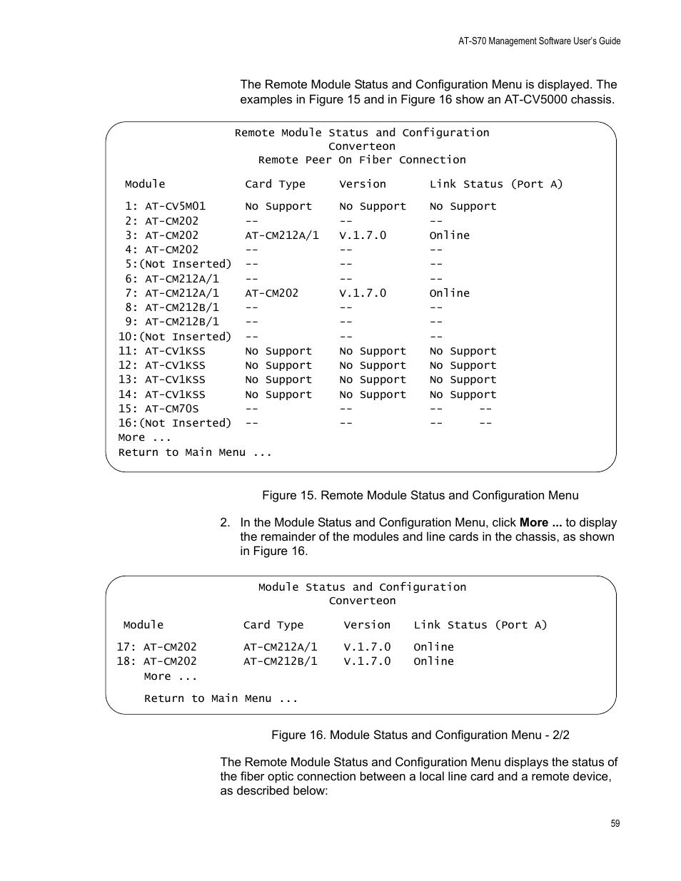 Allied Telesis AT-S70 User Manual | Page 59 / 302