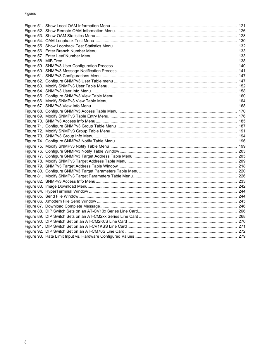 Allied Telesis AT-S70 User Manual | Page 8 / 302