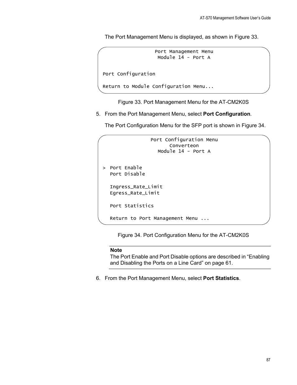 Allied Telesis AT-S70 User Manual | Page 87 / 302