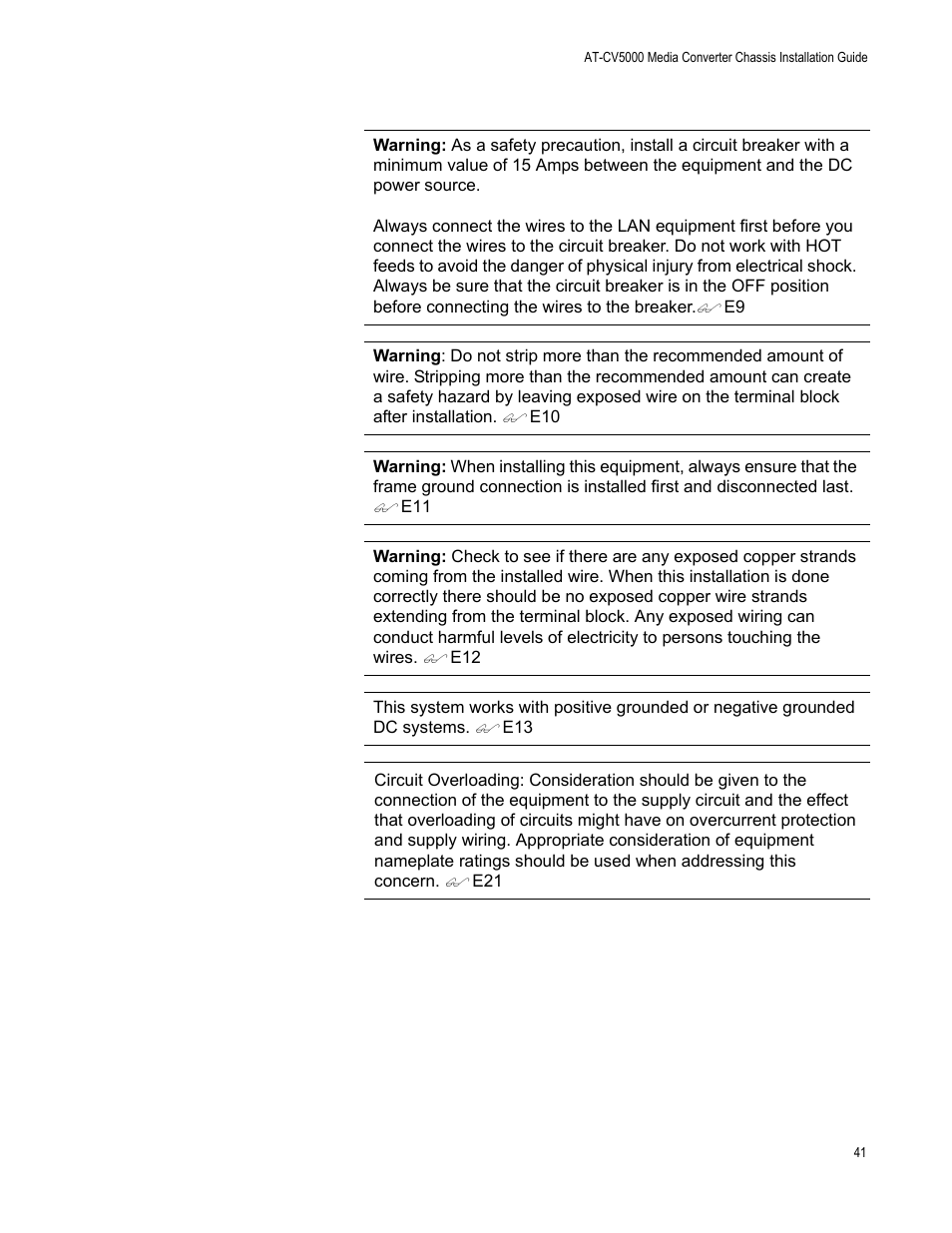 Allied Telesis AT-CV5000 User Manual | Page 41 / 114