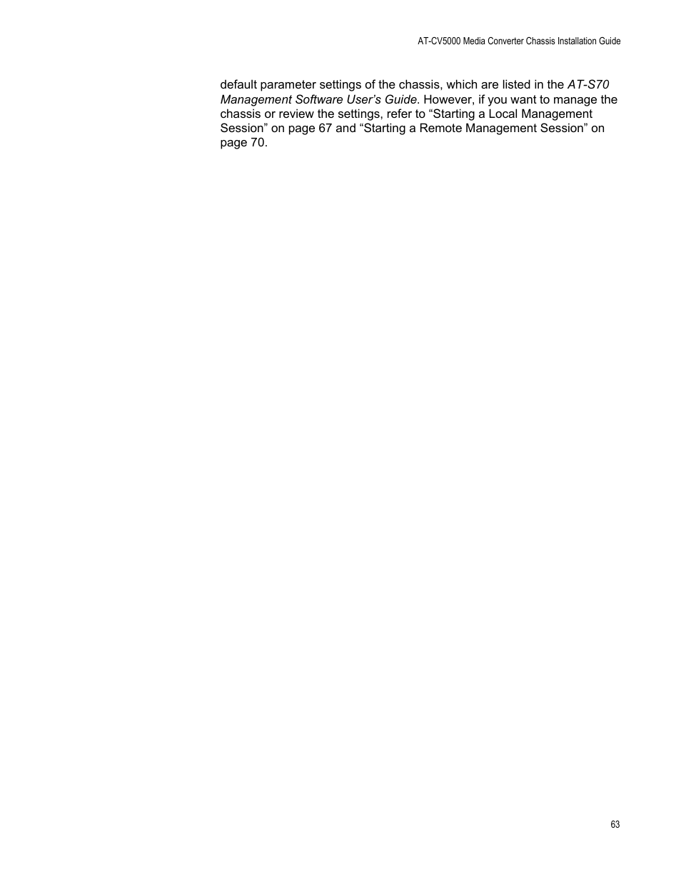 Allied Telesis AT-CV5000 User Manual | Page 63 / 114