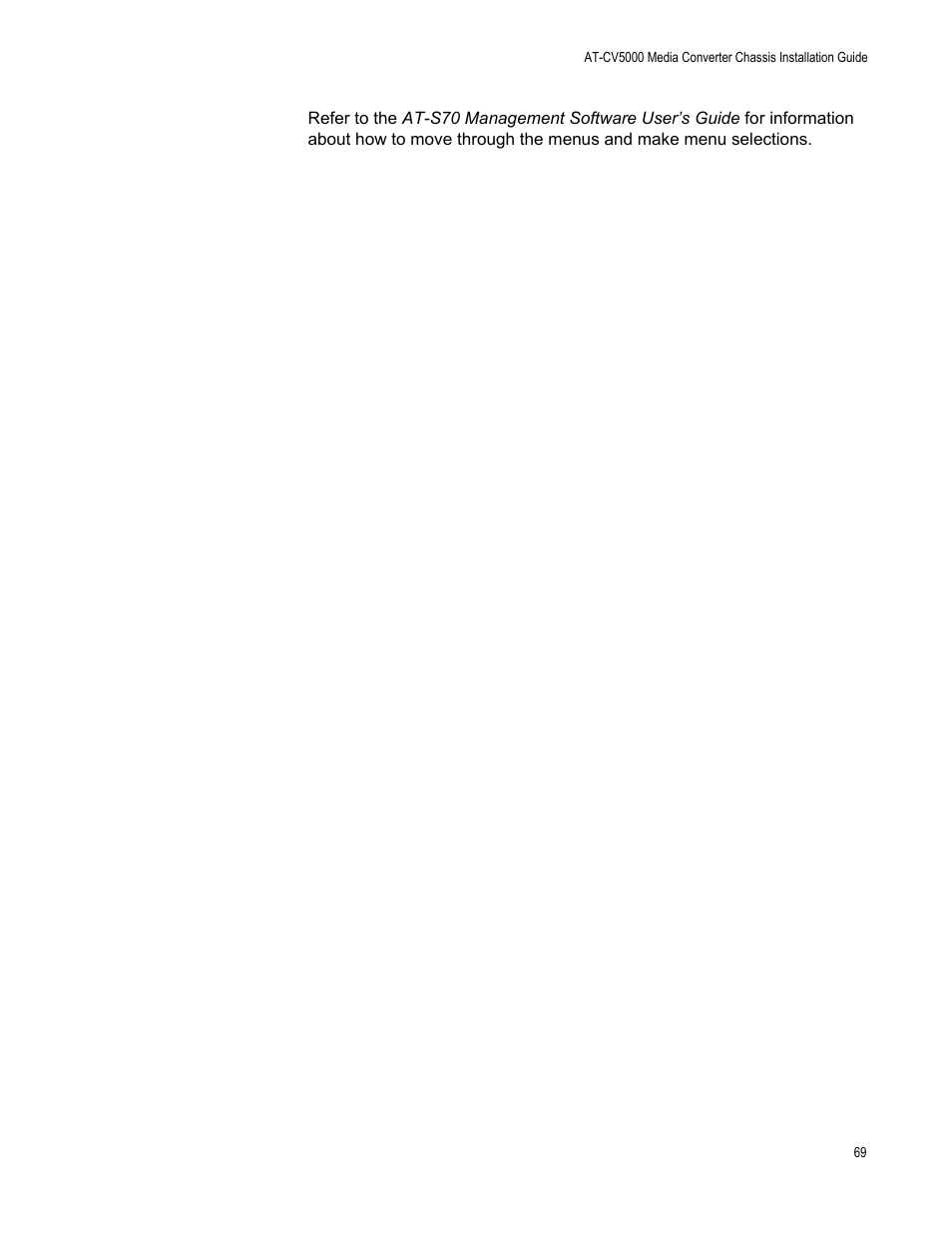 Allied Telesis AT-CV5000 User Manual | Page 69 / 114