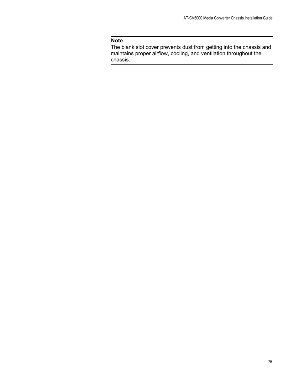 Allied Telesis AT-CV5000 User Manual | Page 75 / 114