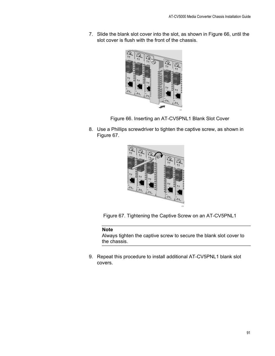 Allied Telesis AT-CV5000 User Manual | Page 91 / 114