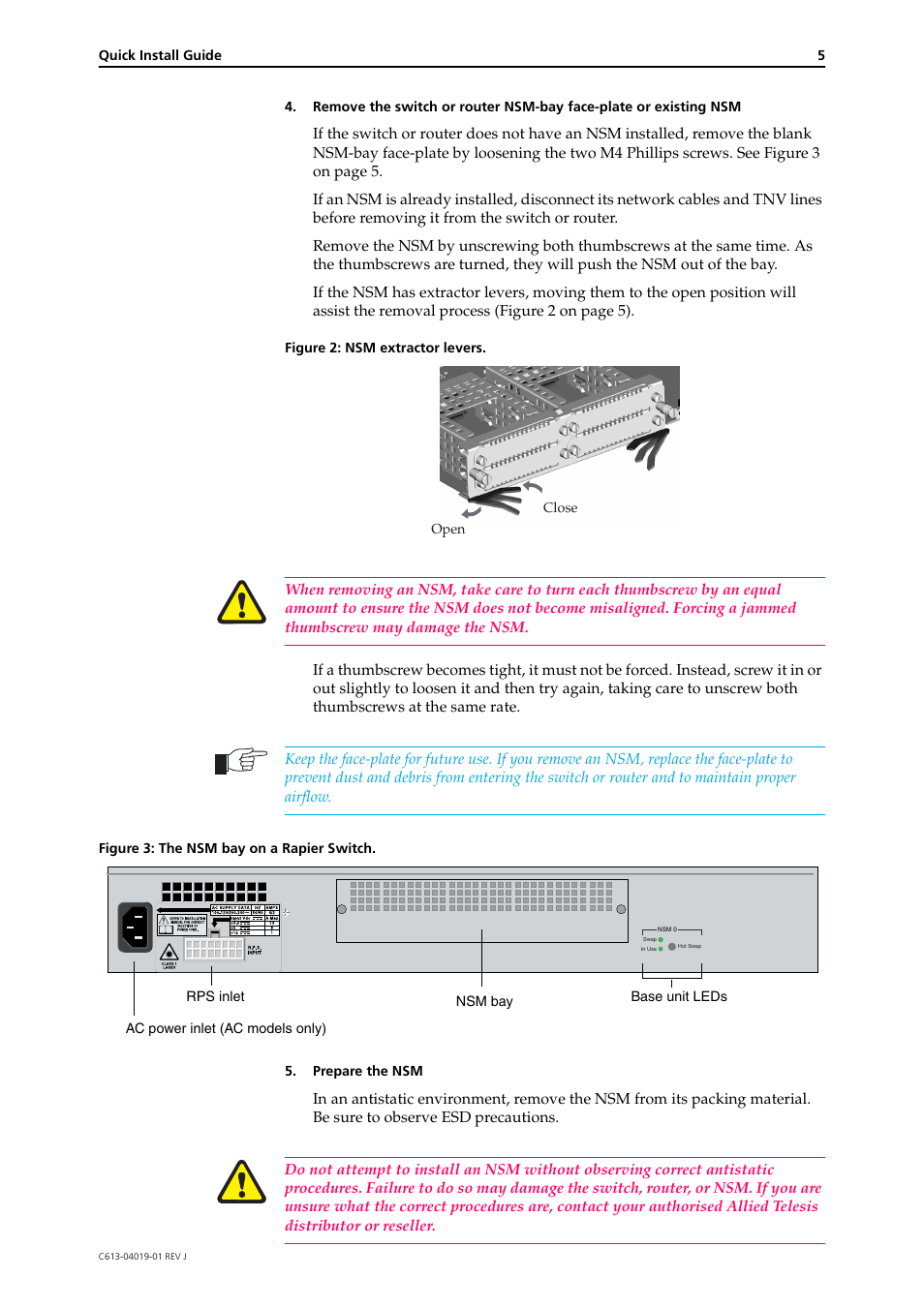 Allied Telesis Network Service Module AR040-48 User Manual | Page 5 / 10